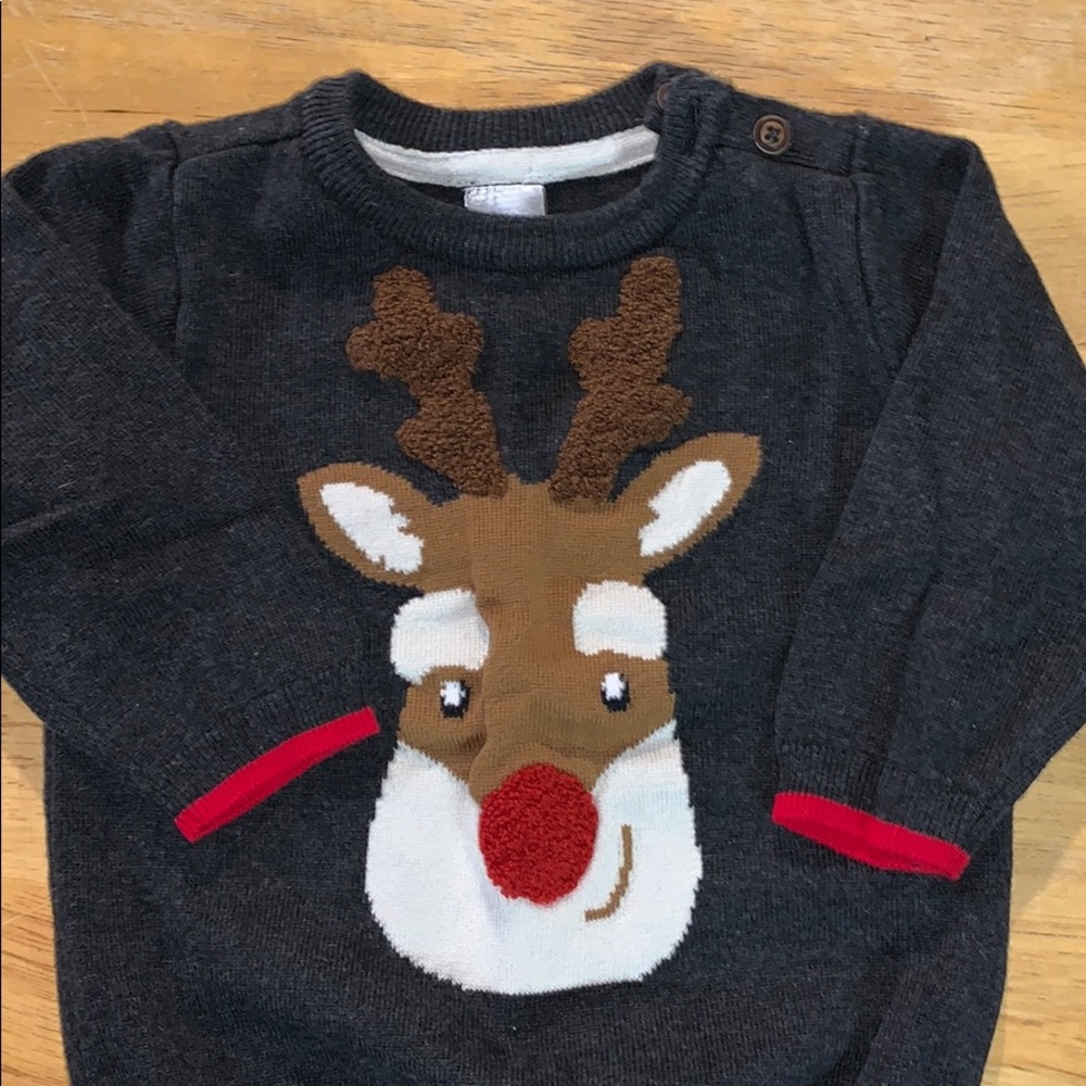 6-9m reindeer sweater